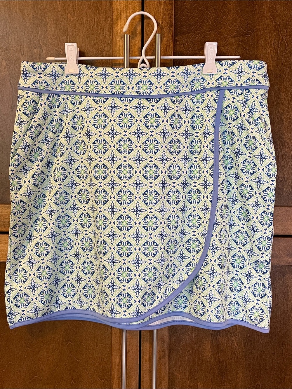 GU Blue and Mint Green Active Skort